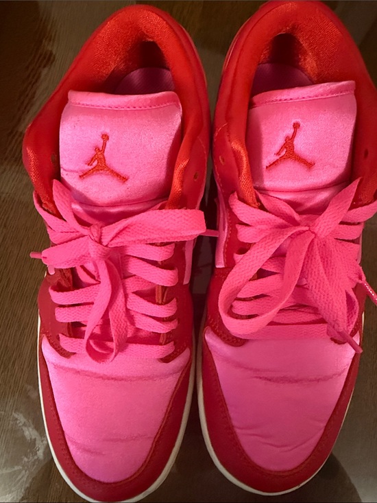 Jordan Shoes - Jordan Women’s Low-Top Sneakers in Hot Pink and Red 9.5 Nike